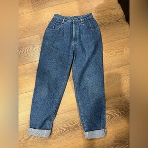 Vintage - L.L. Bean Women's Boyfriend Jeans in Deep Blue